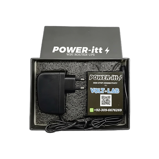 Power-itt - Mini UPS For Wifi Router - 2.4Ghz